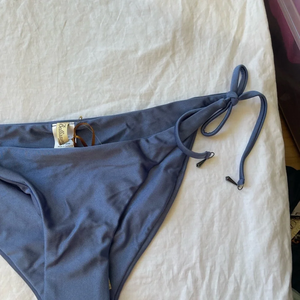 Bellissima Swarovski Crystal Bikini Bottom Blue   Beachwear NEW Size XL